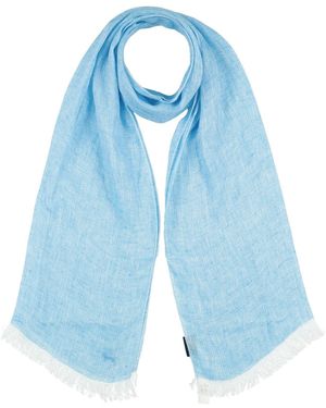 Harmont & Blaine Azure Scarf Linen - Blue