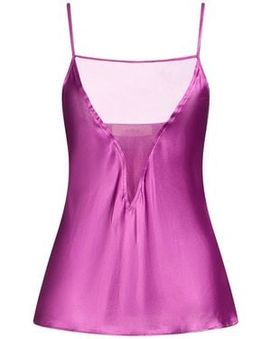 Jucca Top Viscose, Silk - Purple