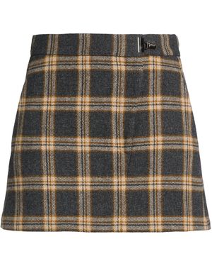 Barbara Bui Lead Mini Skirt Wool - Gray