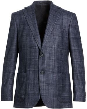 EDUARD DRESSLER Blazer Wool, Silk, Cashmere - Blue