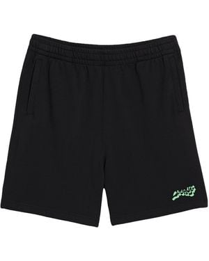 Marcelo Burlon Shorts & Bermuda Shorts Cotton - Black