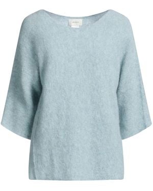 ViCOLO Sweater Mohair Wool, Merino Wool, Polyamide, Elastane - Blue