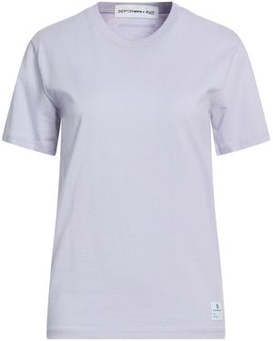 Department 5 Lilac T-Shirt Organic Cotton - Blue