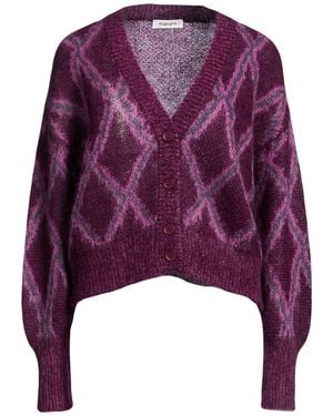 Kangra Cardigan Mohair Wool, Polyamide, Wool - Purple