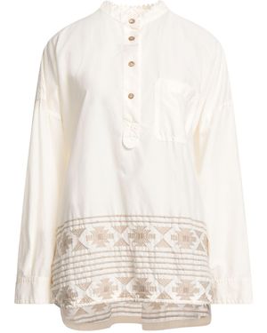 Bazar Deluxe Cream Top Cotton - White