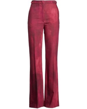 Gabriela Hearst Trousers Virgin Wool, Elastane - Red
