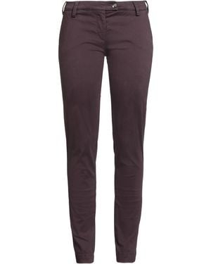 Jacob Cohen Plum Pants Cotton, Lycra - Purple