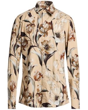 Dolce & Gabbana Sand Shirt Cotton - Natural