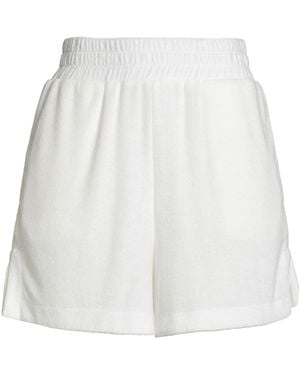 MVP WARDROBE Shorts & Bermuda Shorts Modacrylic, Polyester - White