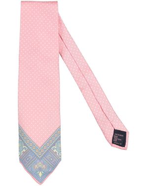 Etro Ties & Bow Ties Silk - Pink