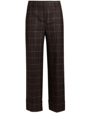 Incotex By Slowear Dark Pants Virgin Wool - Black