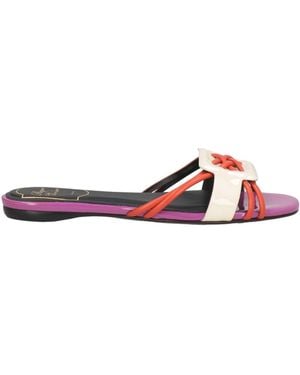 Roger Vivier Sandals Leather - Multicolour