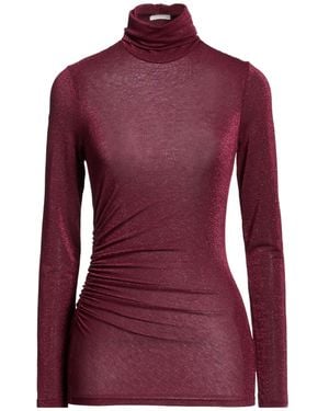 SIMONA CORSELLINI Top Polyester, Viscose, Polyamide, Metallic Fibre, Elastane - Purple