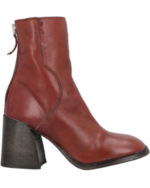 Moma Tan Ankle Boots Leather - Brown