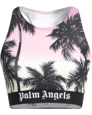 Palm Angels Sunset Logo Sport Top - Pink
