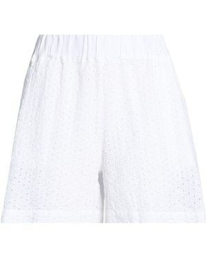 120% Lino Shorts & Bermuda Shorts Linen - White
