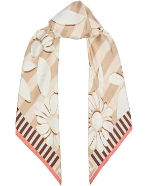 Fendi Scarf Silk - Natural