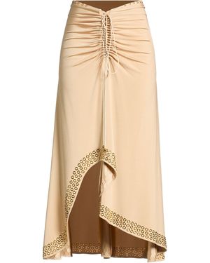 Rabanne Midi Skirt Viscose, Elastane - Natural
