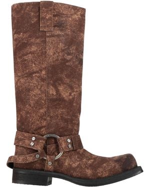 Acne Studios Boot Textile Fibres - Brown
