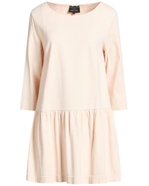 ALESSIA SANTI Mini Dress Cotton, Viscose, Elastane - Natural