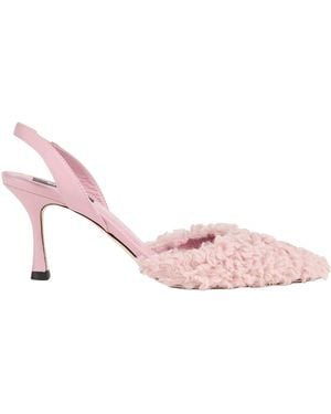 MSGM Pumps Textile Fibers, Leather - Pink