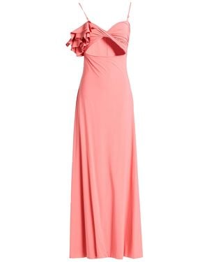 Maygel Coronel Maxi Dress Polyamide, Elastane - Pink