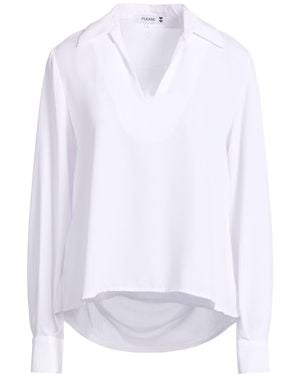 Please Top Polyester - White