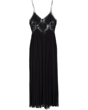 Twinset Maxi Dress Viscose, Polyamide - Black
