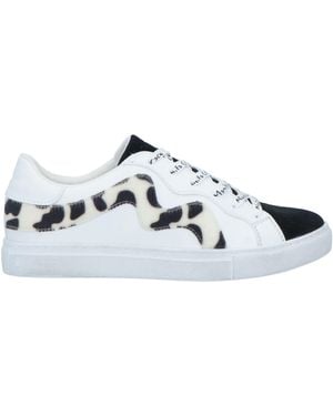 Manila Grace Trainers Leather, Textile Fibres - Metallic