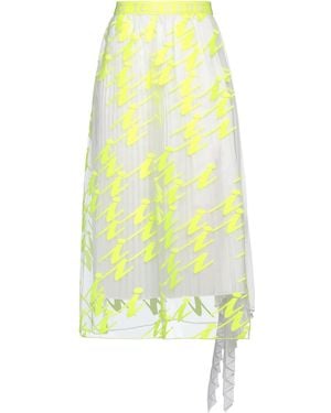 Iceberg Midi Skirt Polyester - Yellow