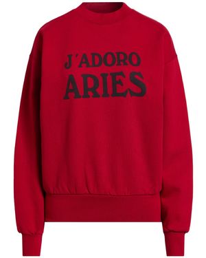 Aries Sweatshirt Cotton - Red