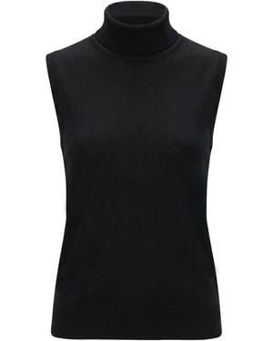 Max Mara Turtleneck Virgin Wool - Black