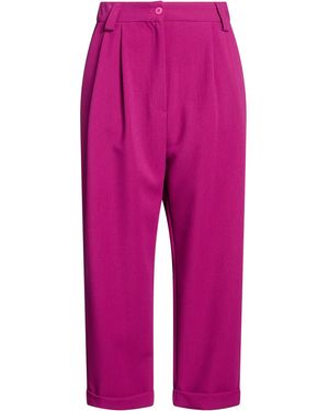 Motel Pants Polyester, Viscose, Elastane - Pink
