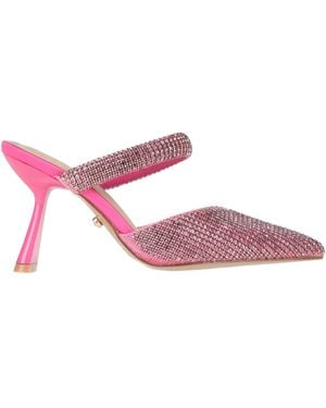 Twenty Four Haitch Mules & Clogs - Pink