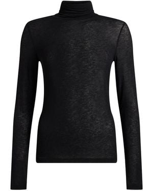 Caractere T-Shirt Viscose, Polyamide, Cashmere, Elastane - Black