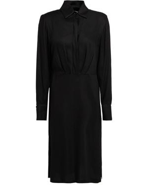 Robert Friedman Midi Dress Viscose - Black