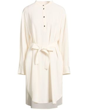 BOSS Midi Dress Acetate, Viscose - White