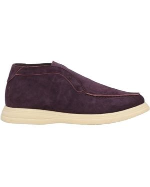 Andrea Ventura Firenze Ankle Boots Leather - Purple