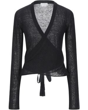 Ballantyne Wrap Cardigans Mohair Wool, Polyamide, Wool - Black