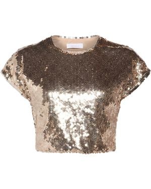 Rabanne Top Plastic, Polyamide - Brown