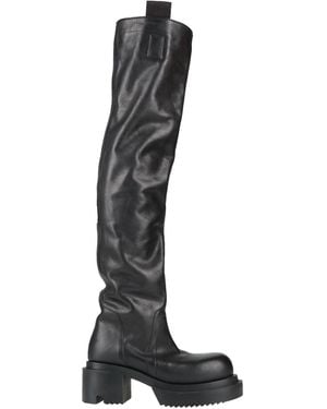 Rick Owens Boot Leather - Black
