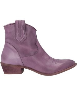 Ovyè Botines de caña alta - Morado