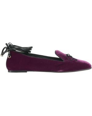 ALEVI Loafers Textile Fibers - Purple