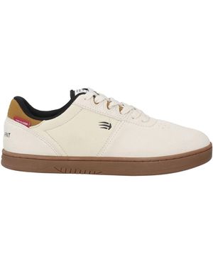 Etnies X Independent Cream Sneakers Leather, Textile Fibers - White