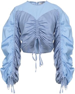 Sandro Sky Top Cotton, Polyamide, Elastane - Blue