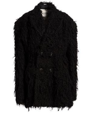 Quira Coat Wool, Acrylic, Polyester, Polyamide - Black
