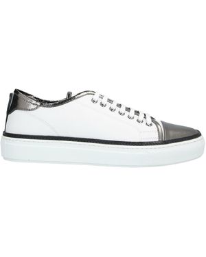 ERVHE ODBAS Charcoal Sneakers Leather - White