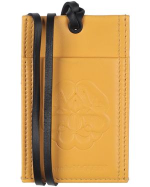 McQueen Cardholder Leather - Yellow