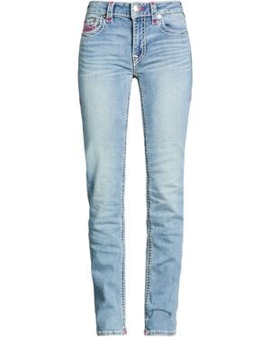 TRUE RELIGION Jeans Cotton, Polyester, Rayon, Elastane - Blue