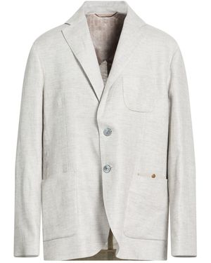 Agnona Light Blazer Linen - Gray
